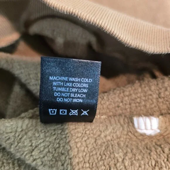 Civil Regime Floral Pullover Sweatshirt Women Large Brown Embroidered Streetwear - Picture 9 of 11